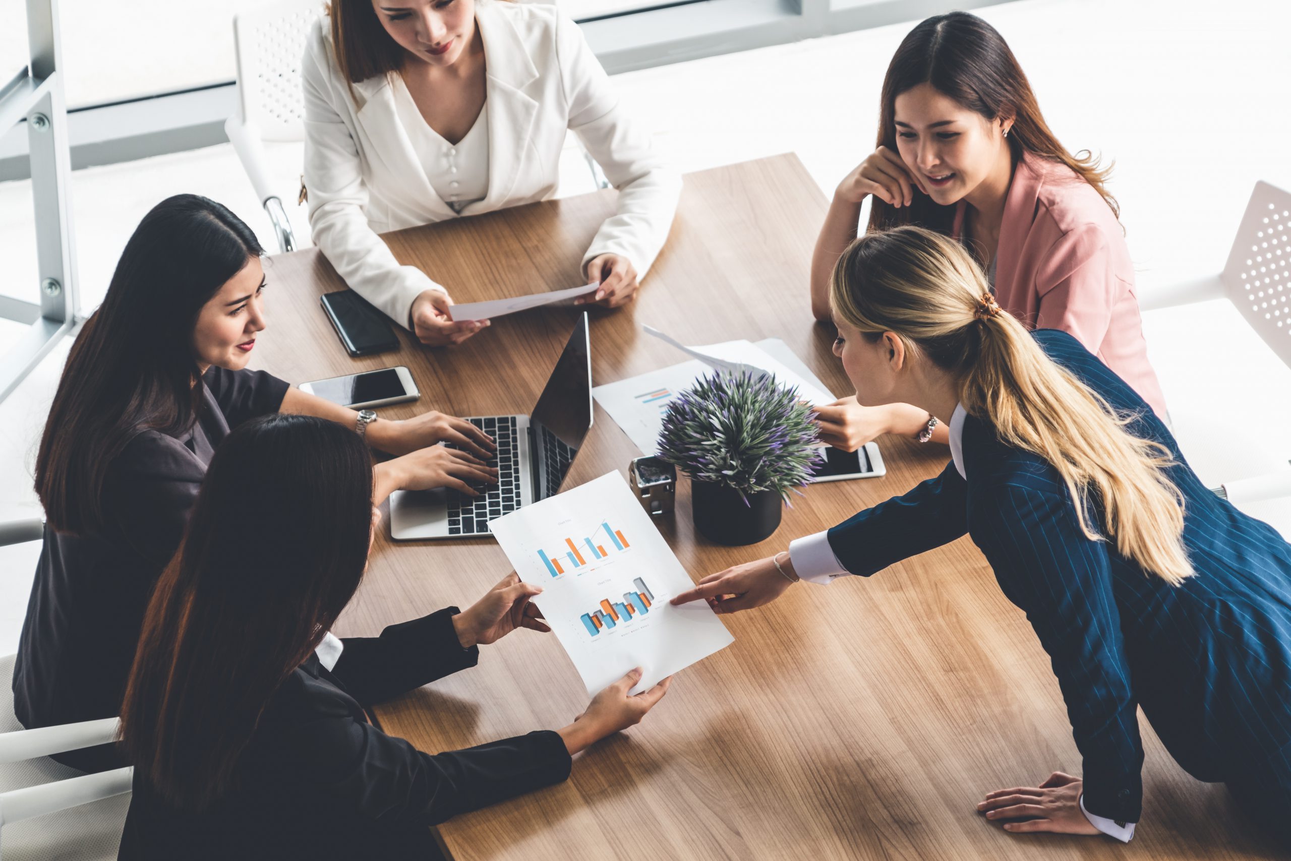 Businesswomen in Meeting