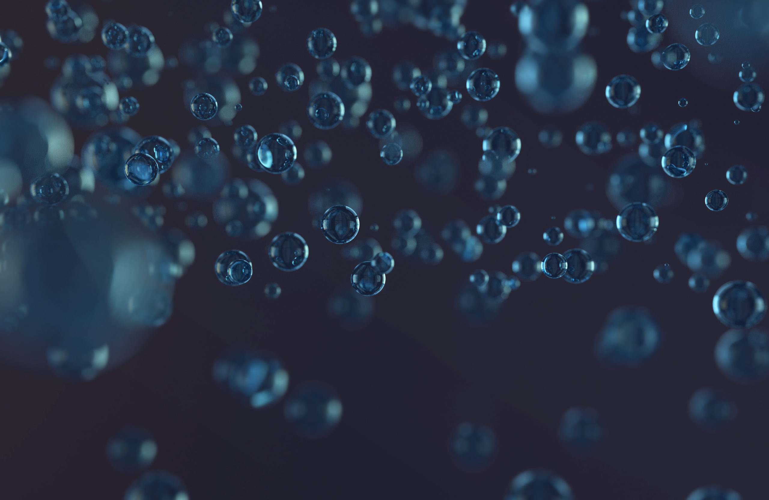 HydroGenerally Podcast - Hydrogen Economy Innovation Network - Image of water and hydrogen bubbles