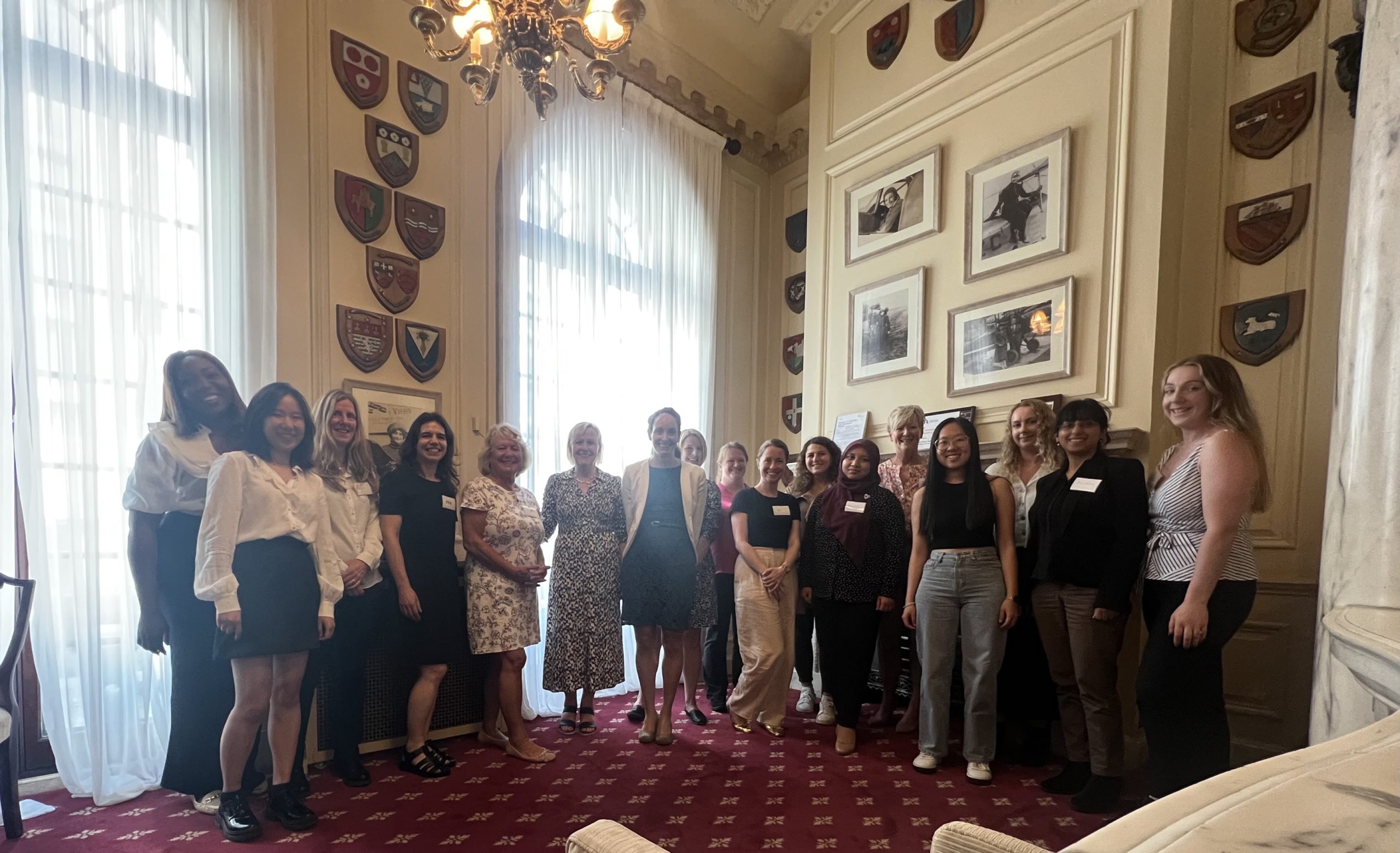 Future Flight launch group of mentees at the Royal Aeronautical Society headquarters, London.