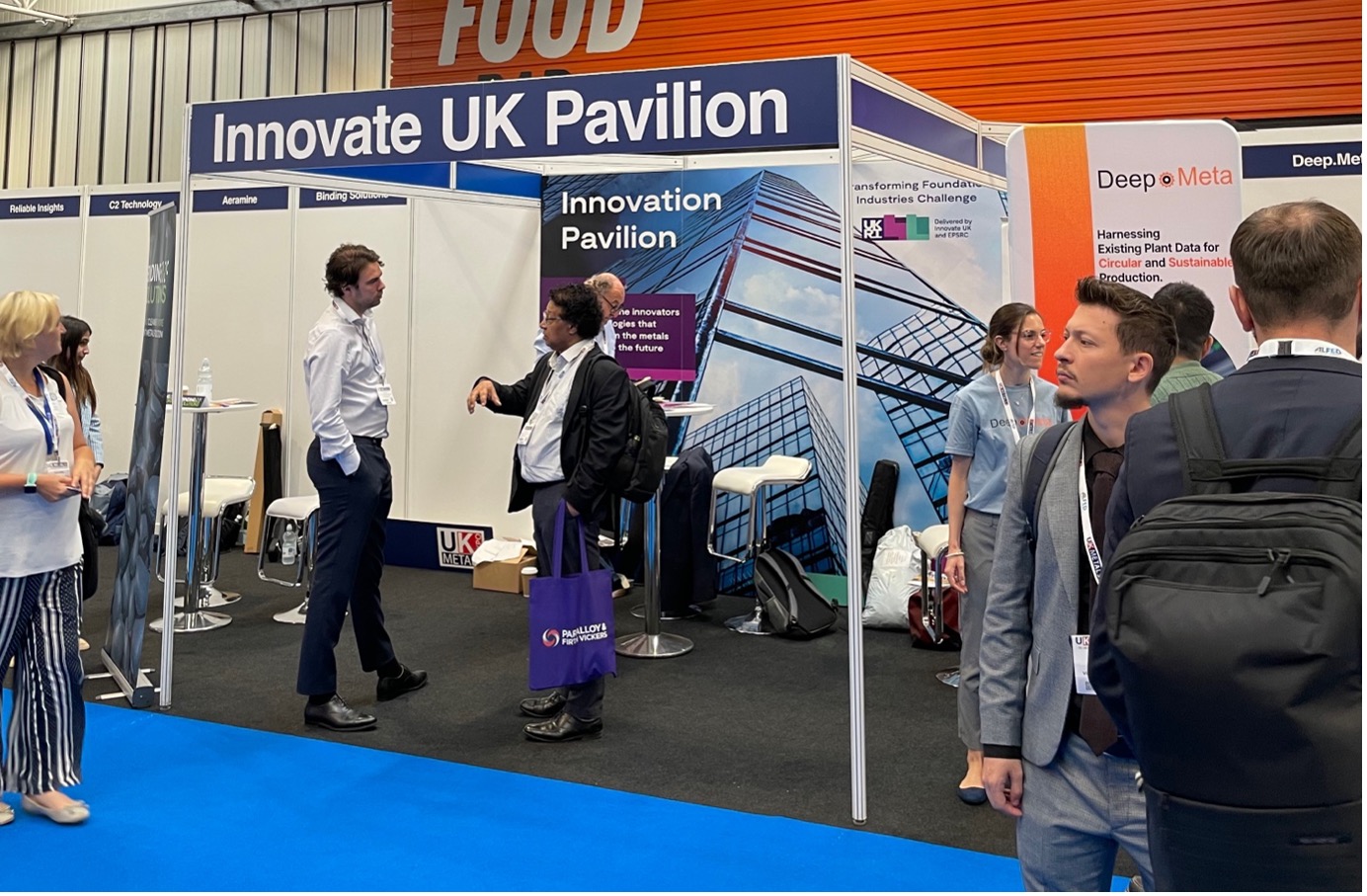 Innovation Pavilion stand at UK Metals Expo