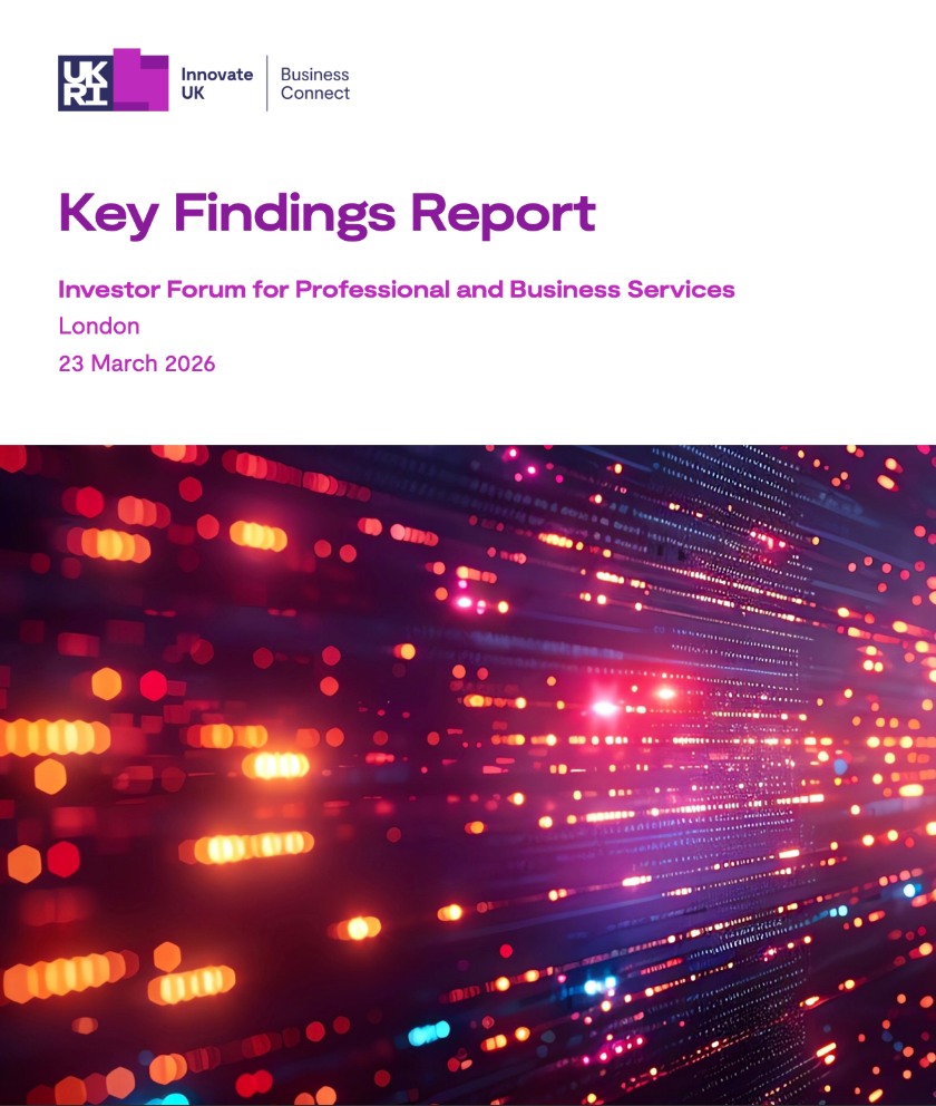 Key Findings from the Investor Forum for Professional and Financial Services