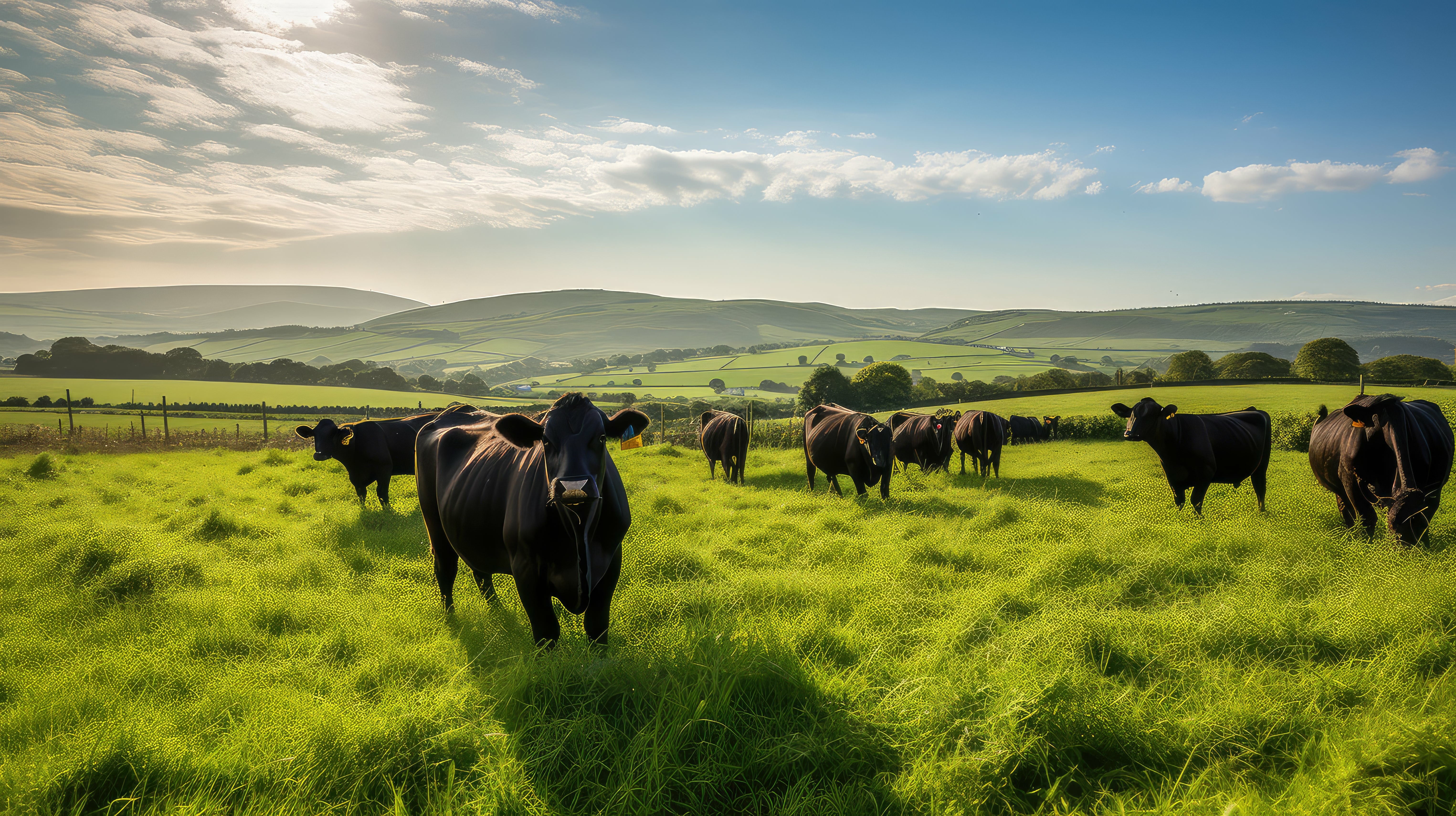 ranch angus cow farm illustration pasture grass, fed black, beef cattle ranch angus cow farm