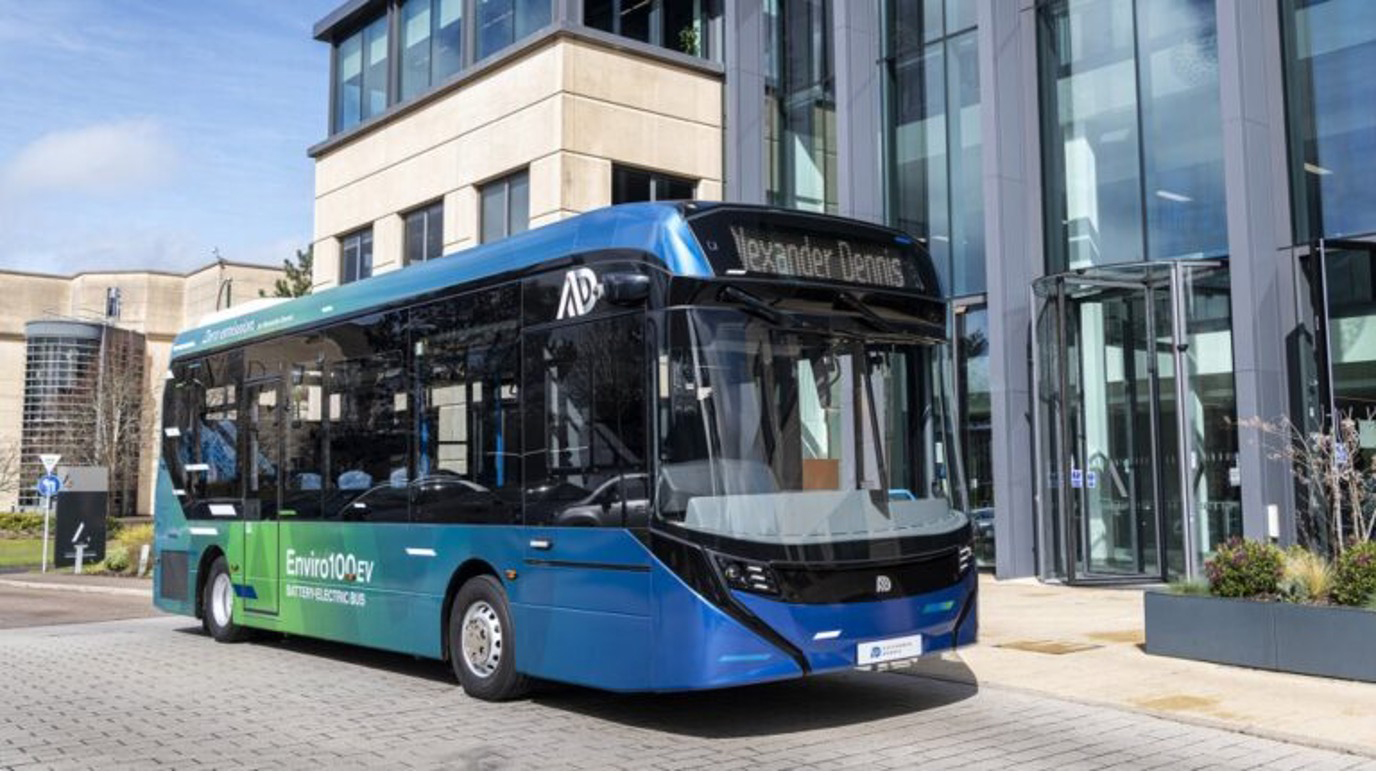 Alexander Dennis Enviro100AEV autonomous electric buses for Cambridge Connector project