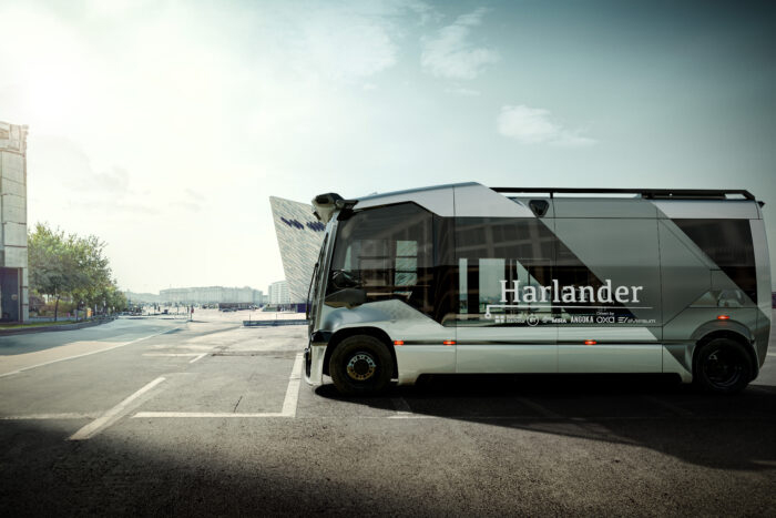 Harlander automated passenger shuttle, Titanic Quarter, Belfast