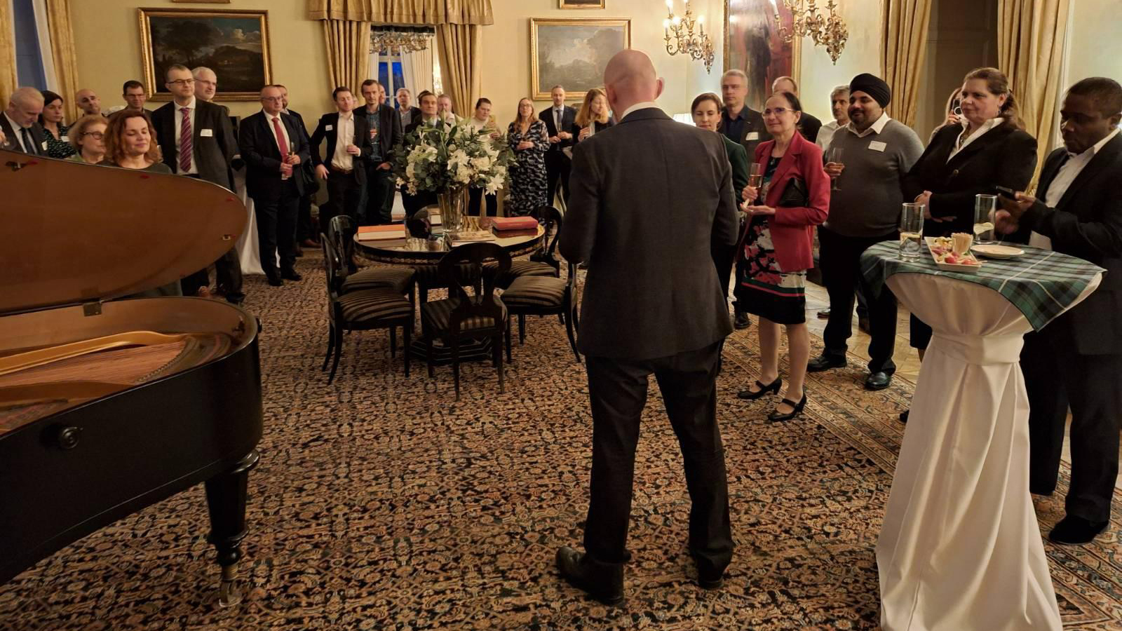 Afternoon Networking Reception at the British Embassy in Prague with Matt Field (British Ambassador to the Czech Republic)