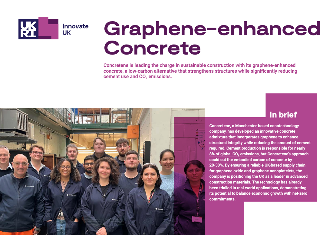 Graphene-enhanced Concrete
