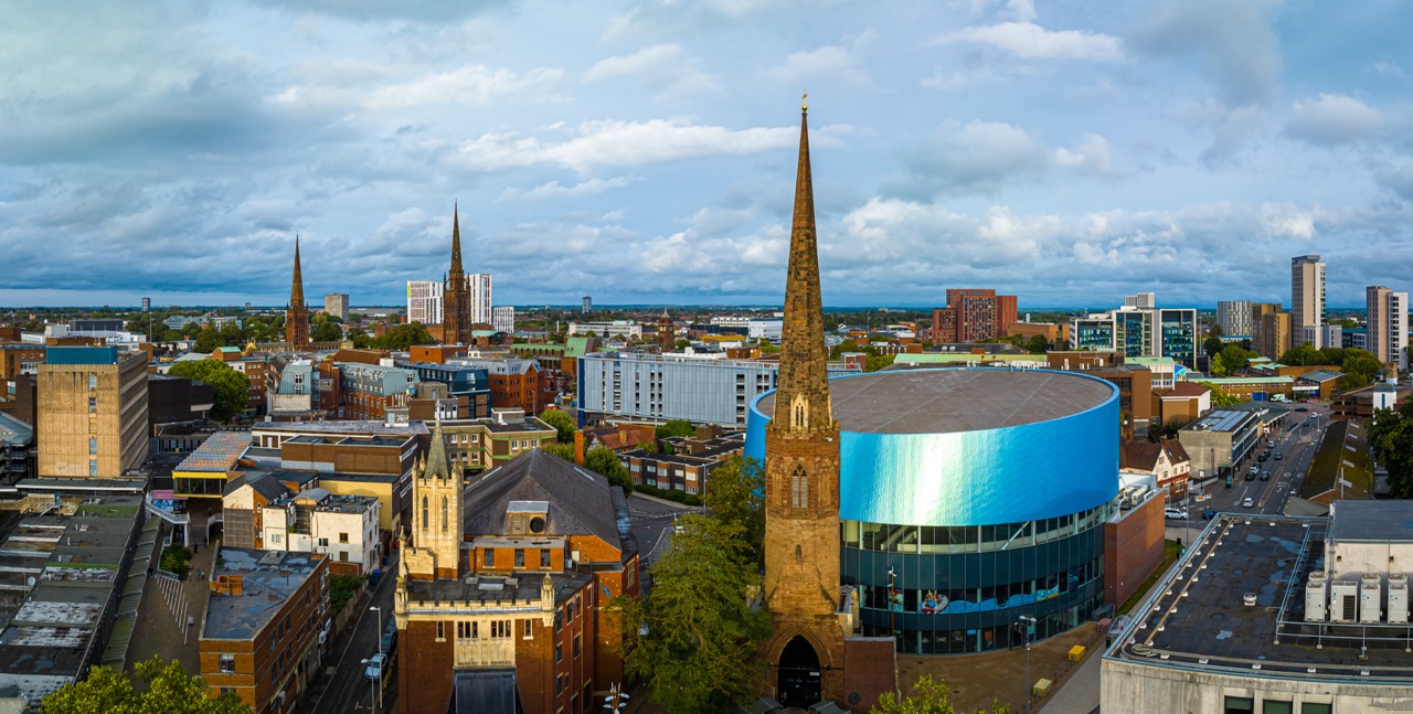 Coventry, aerial view