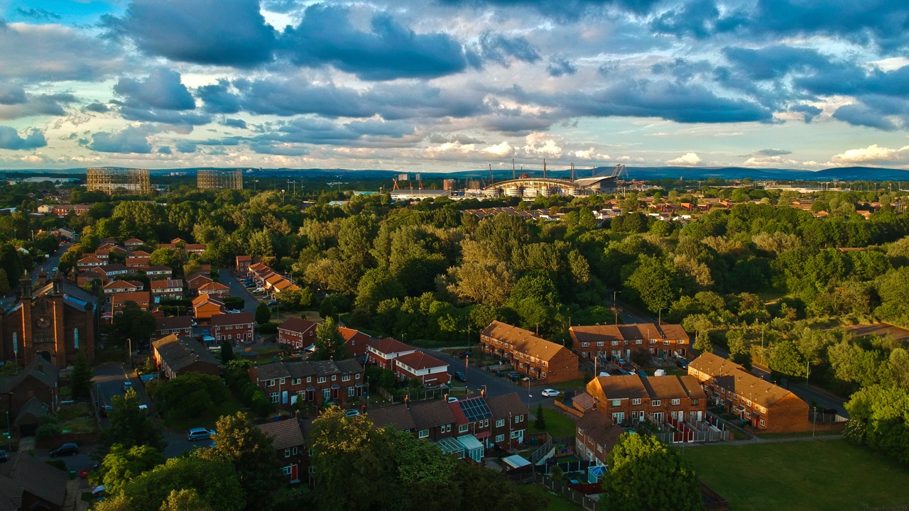 Manchester, aerial view