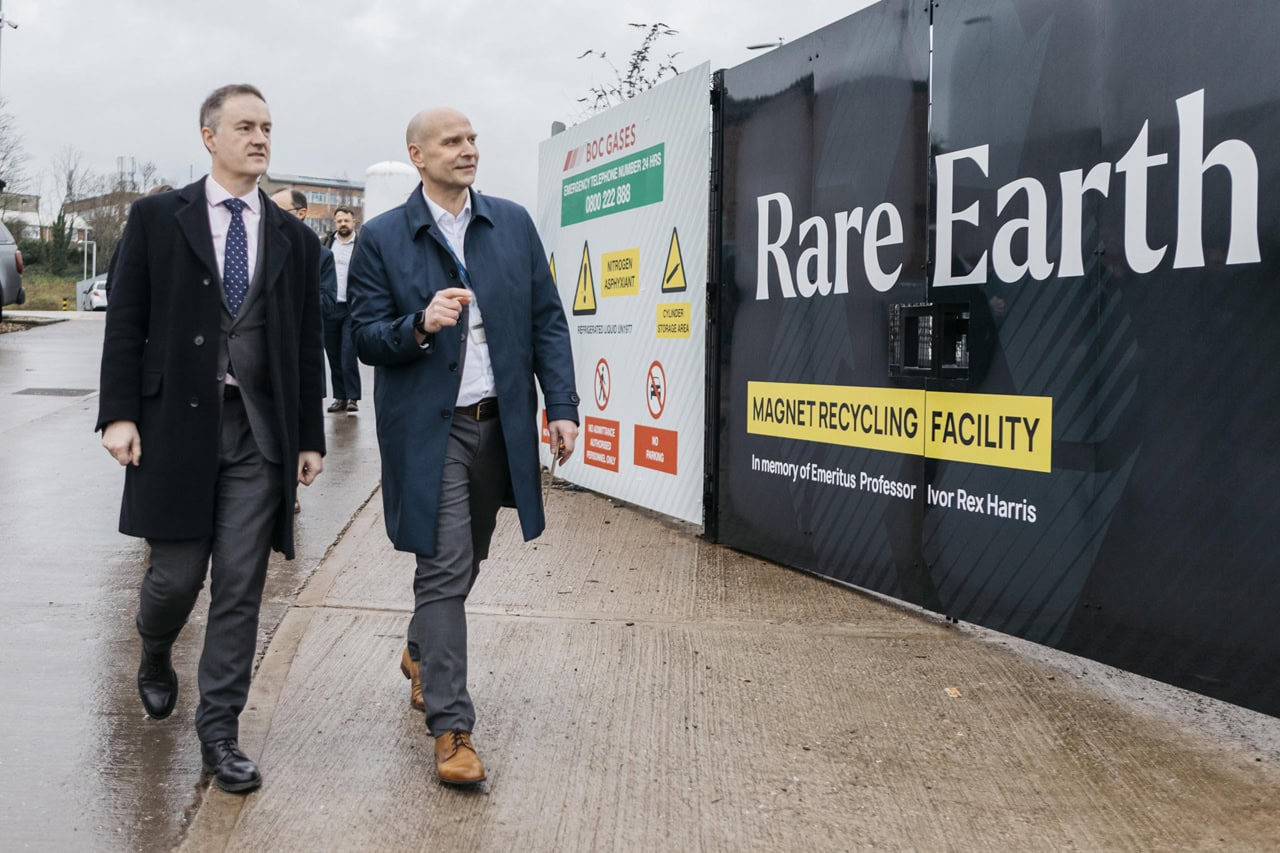 University of Birmingham’s Rare Earth Magnet Recycling Facility